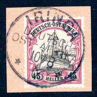 Briefst. 45 H., Tadelloser PA-Abschnitt Mit Schönem Stempel IRINGA 10/8 06, Sign. Willmann. (Michel: 28a) - Otros & Sin Clasificación