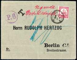 Beleg 7½ H. Auf Offensichtlich Vorfrankiertem Rückantwort-Kuvert Der Firma Rudolph Hertzog, Berlin. Britischer Stempel K - Otros & Sin Clasificación