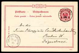 Beleg LANGENBURG 6/8 96, Ideal Auf Bedarfskarte Des Bergassessors Bornhardt (Geologische Hinterland-Expedition 1897). (M - Otros & Sin Clasificación
