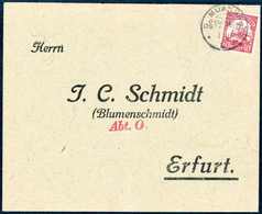 Beleg MUANSA 1/11 12, Ideal Auf Schönem Firmen-Vordruckbrief 7½ H. (Michel: 32) - Otros & Sin Clasificación