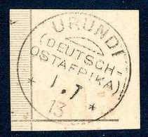 Briefst. URUNDI 1/7 13, Perfekter Abschlag Auf Tadellosem Ausschnitt Aus Posteinlieferungsbuch. Attraktives Stück Dieser - Autres & Non Classés