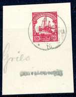 Briefst. FELDPOSTSTATION I 10/6 15, Wanderstempel Mit Beiges. Gummistempel "Otavifontein" In Kleinbuchstaben, Tadelloses - Otros & Sin Clasificación