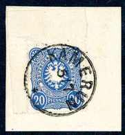 Briefst. 20 Pfg., Tadellose, Li. Ob. Bogenecke Auf Bfstk. Mit Ideal Klarem Stempel KAMERUN 5/7 (ohne Jz."89"). (Michel:  - Andere & Zonder Classificatie