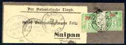 Beleg SAIPAN 23/9 02, Klarer Ak.-Stempel Auf Adressteil Von Großformatiger Drucksachensendung Franz.Post China Zweimal 5 - Andere & Zonder Classificatie