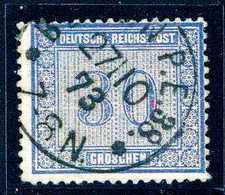 Gest. 30 Gr., Kabinettstück Mit Klar Und Sauber Aufges. K1 BERLIN P.E.38. 27/10 73. Mit Alleiniger Poststempel-Entwertun - Sonstige & Ohne Zuordnung