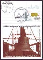 2005 THALA DAN Icebreaker - TAAF Semicentenary, Antarctica Ship Philatelic Postcard - Poolshepen & Ijsbrekers