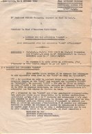 VP12.017 - MILITARIA - SARRELOUIS - 1ère Division Blindée 68e Régiment D'Artillerie - Rapport Sur Les Appareils  ALRIC - Documents