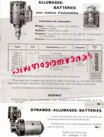 92- COURBEVOIE- TARIF MAI 1931- SCINTILLA-MAGNETOS AUTO- BATTERIE-DYNAMOS-PHARES-42 RUE INDUSTRIE-DEMARREURS - Cars