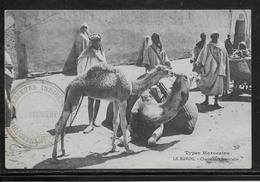 Maroc Marcophilie - Cachet Militaire - Carte Postale - Brieven En Documenten