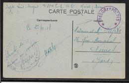 Maroc Marcophilie - Cachet Militaire - Carte Postale - Brieven En Documenten