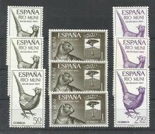 RIO MUNI EDIFIL  66/68  (3 SERIES)   MNH  ** - Rio Muni