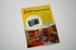 Barbie Accesoires '50-'60 -  Leaflet "Barbie's Dreamhouse / Midge" - 1962 - 2 Pages - Original Vintage Barbie - Ken - - Barbie