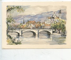 Suisse  Solothurn - Aquarelle F. Dufour (vierge Sans Ed) - Sonstige & Ohne Zuordnung