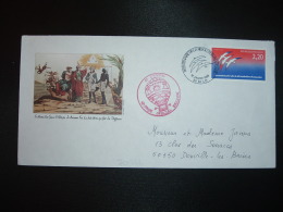 LETTRE TP BICENTENAIRE DE LA REVOLUTION FRANCAISE 1er JANVIER 1989 50 ST LO - Rivoluzione Francese