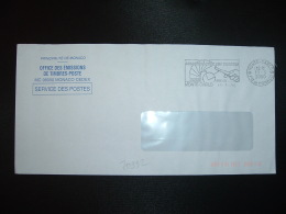 LETTRE OBL.MEC.10-3 2000 MONTE-CARLO COLLECTIONNEZ LES TIMBRES PRINCIPAUTE DE MONACO - Covers & Documents