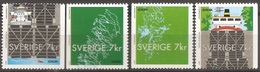 SUEDE 2001 (Yvert 2214-17) - Europa L'eau Canaux MNH) Sans Trace De Charnière - 032 - Unused Stamps