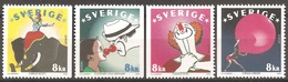 SUEDE 2002 (Yvert 2275-78) - Europa Cirque (MNH) Sans Trace De Charnière - 032 - Ungebraucht