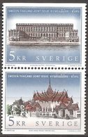 SUEDE 2002 (Yvert 2294-95) - Emission Conjointe Thaïlande (MNH) Sans Trace De Charnière - 033 - Nuevos