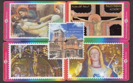 PALESTINA JESUS CHRIST MADONNA NAZARETH BETHLEHEM  SET OF 12 PHONE CARDS - Puzzles