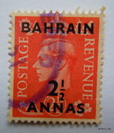 BAHRAIN 1948. Overprinted 2 1/2 A. On 2 1/2 D - Red. SG 75. USED. - Bahrain (...-1965)