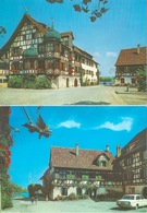 Gottlieben - Gasthof Waaghaus Und Drachenbrunnen  (2 Karten)       Ca. 1970 - Gottlieben