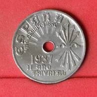 SPAIN 25 CENTIMOS 1937 -     753 - (Nº22566) - Republikeinse Zone