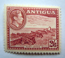 ANTIGUA 1938. King George VI, Fort James. 2s.6d. SG 106a. MNH - 1858-1960 Crown Colony