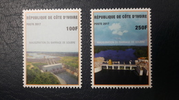 COTE D'IVOIRE IVORY COAST 2017 - INAUGURATION BARRAGE SOUBRE WATER EAU ARCHITECTURE - ULTRA RARE - MNH - Water