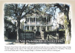 Bend In Church Street, Charleston, South Carolina, USA Unused - Charleston