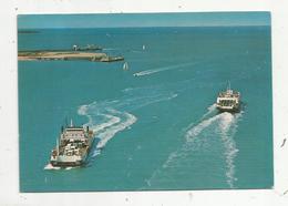 Cp, Bateaux , Ferries , Les Bacs Reliant L'île De Ré Au Continent ,17 , ÎLE DE RE , Voyagée 1984 , Ed. Artaud, N° 406 - Ferries