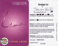 Togo, Libertis Prepaid Carte, Expiring 6/2002 - Togo