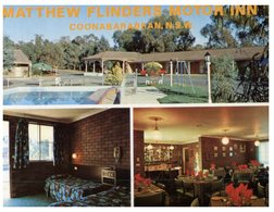 (DEL 561) Australia - (with Stamp At Back Of Card) - NSW - Flinders Motor Inn - Sunshine Coast