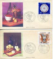 EUROPA CEPT FRANCE 1976 FDC YVERT N° 1877-78 - 1976