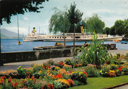 SUISSE,HELVETIA,SWISS,SCH WEIZ,SVIZZERA,SWITZERLAND ,VAUD,LAUSANNE,LOSANNA,OUCHY,QUAI,BATEAU,PORT - Lausanne