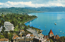 SUISSE,HELVETIA,SWISS,SCHWEIZ,SVIZZERA,SWITZERLAND ,VAUD,LAUSANNE,LOSANNA,OUCHY,VUE AERIENNE  SUPERBE - Lausanne