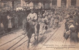 13-MARSEILLE- ARMEE DES INDES- ARRIVEE D'UN DETACHEMENT HINDOUS A MARSEILLE - Non Classés