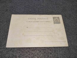 FRANCE ETABLISSEMENTS DE L'INDE UNUSED STATIONERY CARD - Briefe U. Dokumente