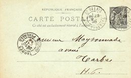 Saint Palais 64 Carte De Correspondance De 1908 Saint Palais 64 Pour Tarbes 65 - Saint Palais