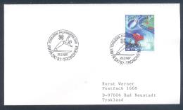 Noway 1997 Cover: Ski Jumping Fliege Cros Country Skiing Nordic World Championship Trondheim 26.02.1997 Cancellation - Invierno