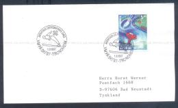 Noway 1997 Cover: Ski Jumping Fliege Cros Country Skiing Nordic World Championship Trondheim 01.03.1997 Cancellation - Invierno