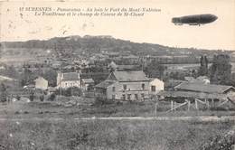 92-SURESNES- PANORAMA - AU LOIN LE FORT DU MONT VALERIEN- LA FOUILLEUSE ET LE CHAMP DE COURSE DE ST-CLOUD - Suresnes