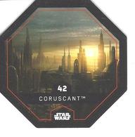 JETON LECLERC STAR WARS   N° 42 CORUSCANT - Poder De La Fuerza