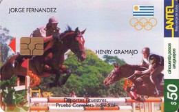URUGUAY. Uy-Antel-TC 140a-1. Deportes Ecuestres. (086) - Uruguay