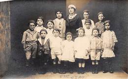 Etretat   76   Groupe D'enfants.  Carte Photo 1915     (voir Scan) - Etretat