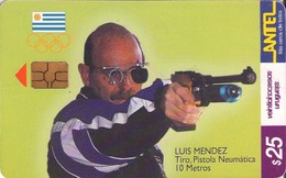 URUGUAY. Uy-Antel-TC 138a-2. Tiro - Luis Mendez. 2000-09. (088) - Uruguay