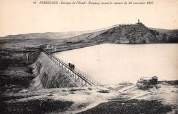 Algérie.   Perrégaux      Barrage De L'Oued-Fergoug Avant La Rupture En 1927     (voir Scan) - Andere & Zonder Classificatie