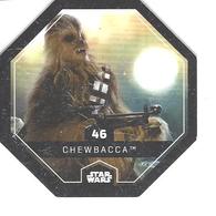 JETON LECLERC STAR WARS   N° 46 CHEWBACCA - Poder De La Fuerza