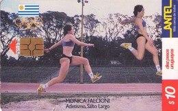 URUGUAY. Uy-Antel-TC 134a-1. Salto Largo - Mónica Falcioni. 2000-09. (092) - Uruguay