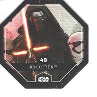 JETON LECLERC STAR WARS   N° 49 KYLO REN - Poder De La Fuerza