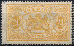 Stamp Sweden 1874 24o Used Lot75 - Unused Stamps